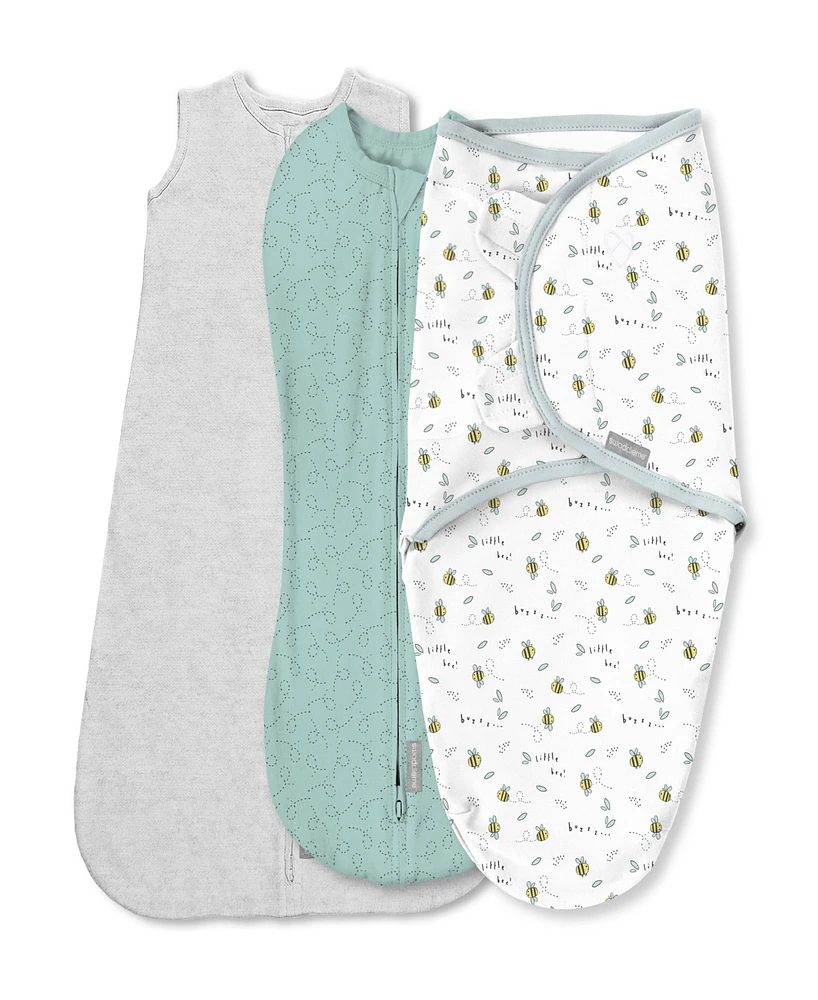 SwaddleMe by Ingenuity Baby Comfort Pack- Little Bees