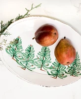 Vietri Lastra Holiday 4 Piece Serveware Set