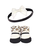 Hudson Baby Girls 10Pc Headband and Socks Set