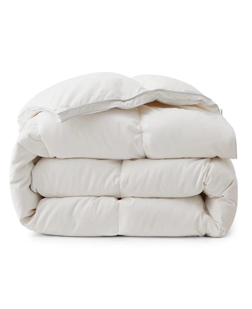 Unikome Ultra Soft White Goose Feather and Down Comforter, Full/Queen