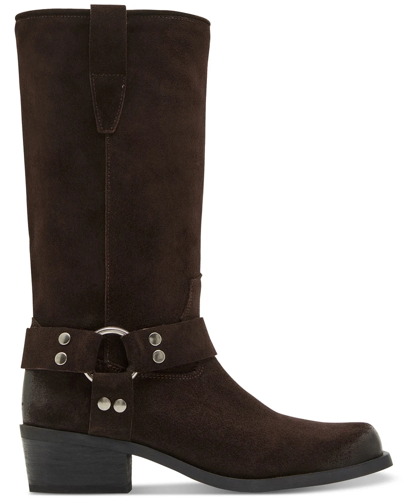 Steve Madden Women's Ruskin Tall Engineer Boots
