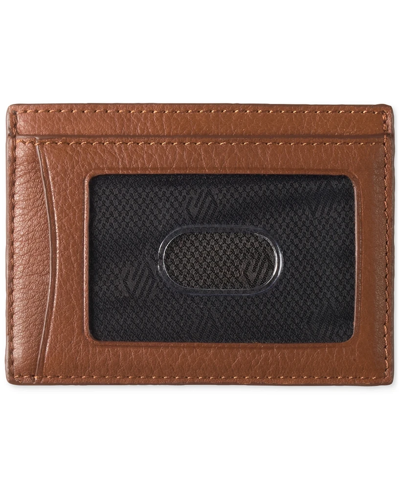 Johnston & Murphy Men's Weekender Pebbled Leather Card Case