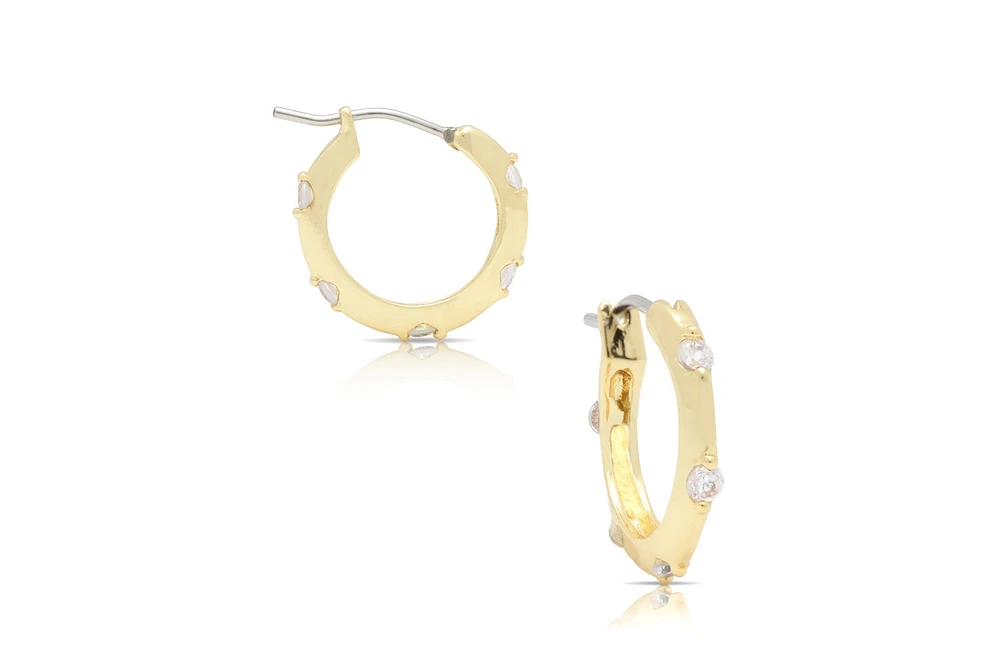 Lily Nily Girls Medium Cz Hoop Earrings
