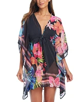 Bleu by Rod Beattie Women's Sheer Caftan Cover-Up