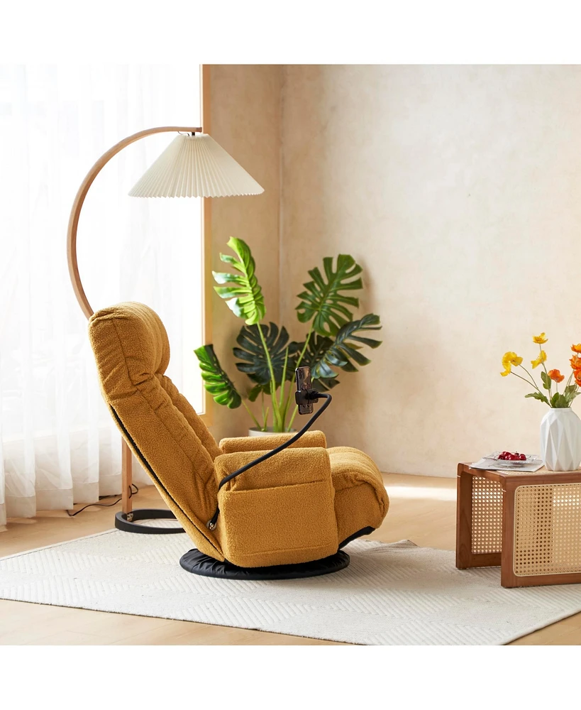 Versatile Lounge Chair Adjustable Angles, Ergonomic Comfort, Tv/Nap Ready