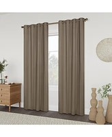 Linen Slub Blackout Grommet Pair (2 Panels