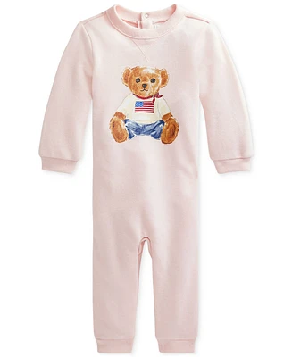 Polo Ralph Lauren Baby Bear Lightweight Fleece One-Piece