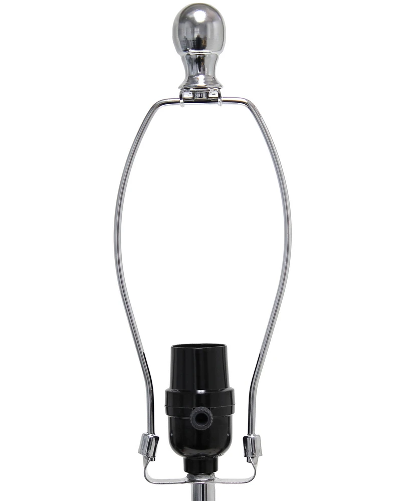 Lalia Home 27.25" Glossy State-of-the-Art Modern Entwined Table Lamp