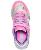 Skechers Little Girls S-Lights: Unicorn Chaser Stay-Put Closure Light-Up Casual Sneakers from Finish Line