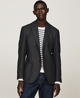 Tommy Hilfiger Men's Dress Casual Flannel Blazer