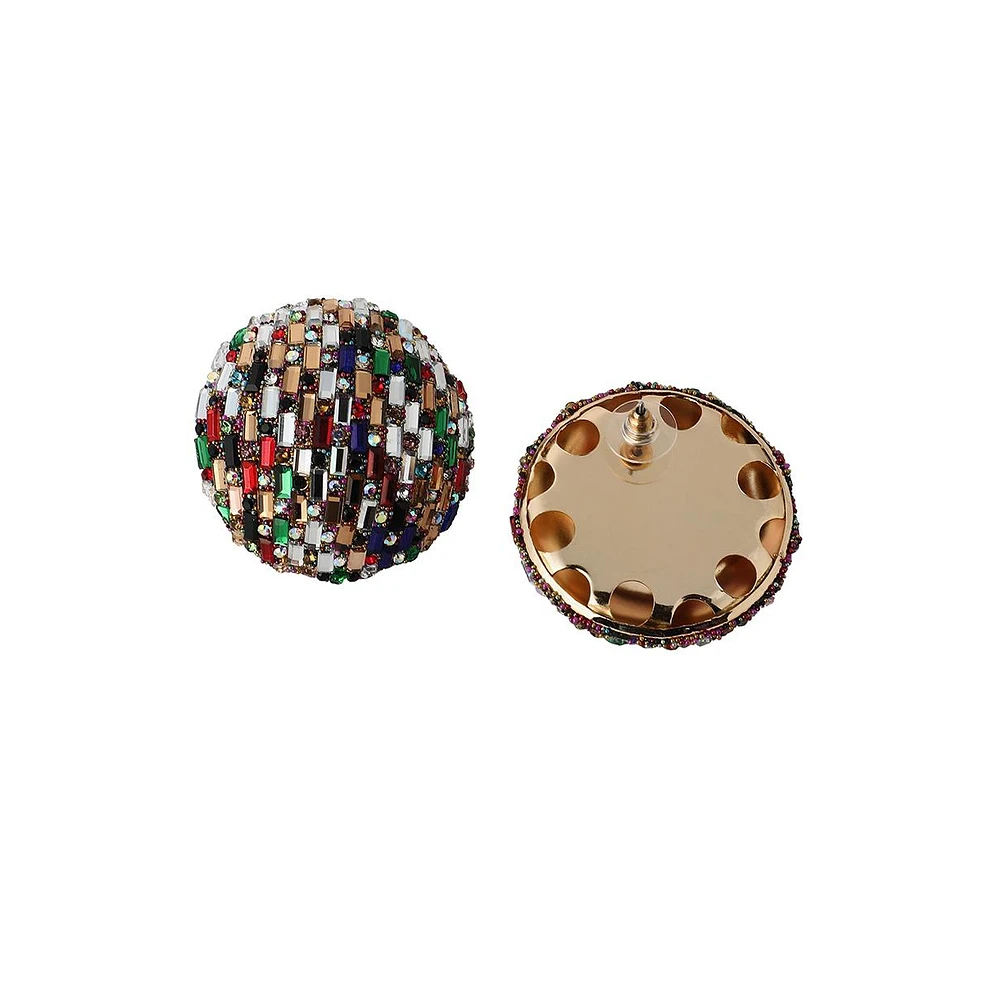 Sohi Women's The Mirror Stud Earrings