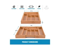 Bamboo Kitchen Drawer Organizer