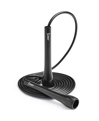 Sunny Health & Fitness Exercise Jump Rope, Lightweight & Portable Silicone Infusedwith Durable Handles & Adjustable Exercise Rope