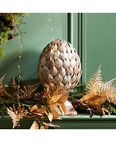 Weathered Metal Artichoke Finial