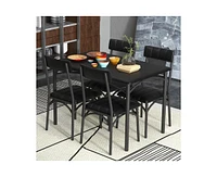 Bar Stools Set of 2, Upholstered Counter Height Barstools with Back, Kitchen Bar Stools with Footrest, Bar Chairs for Kitchen Island, Counter Bar