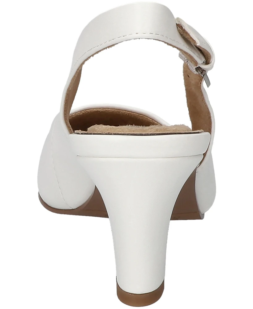 Easy Street Women's Ritsa Square Toe Slingback Pumps