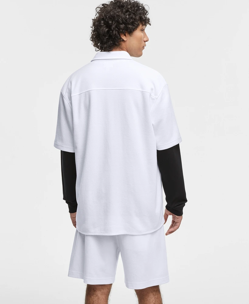 Mode of One Men's Short-Sleeve Snap-Front Shirt, Exclusively at Macy's