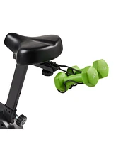 Sunny Health & Fitness Smart 16-Level Magnetic Resistance Upright Bike, with Workout Bands & Free SunnyFit App via Bluetooth