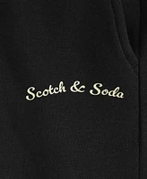 Scotch & Soda Little Boys Soft Quarter Zip Fleece Pullover Sweatshirt and Jogger, 2-Piece Set
