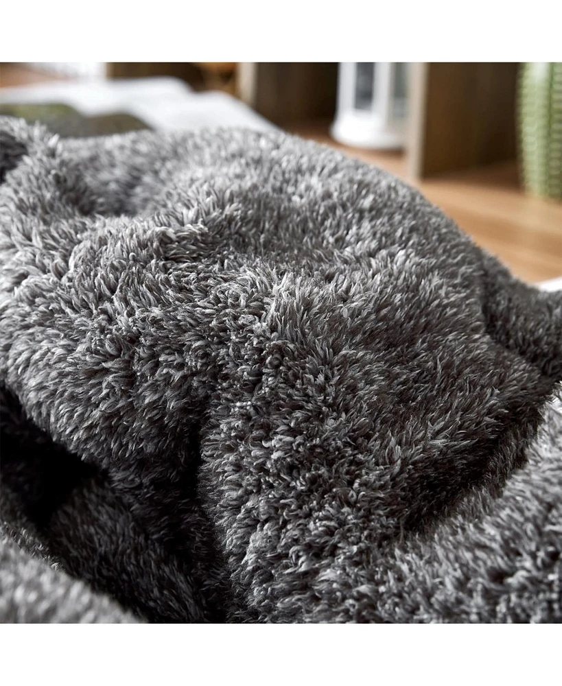 Coma Inducer Oversized Comforter - The Original Plush - Frosted Polar Marsh , King