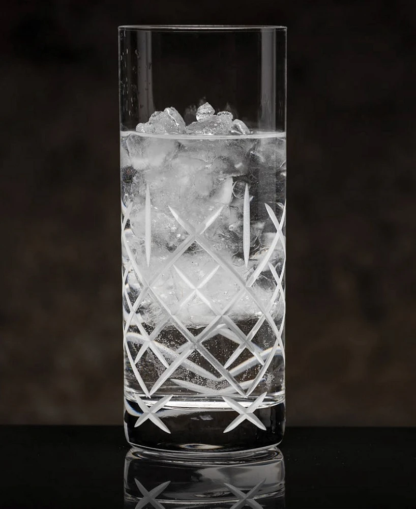 Stolzle Lausitz Club Highball Glasses, Set of 4