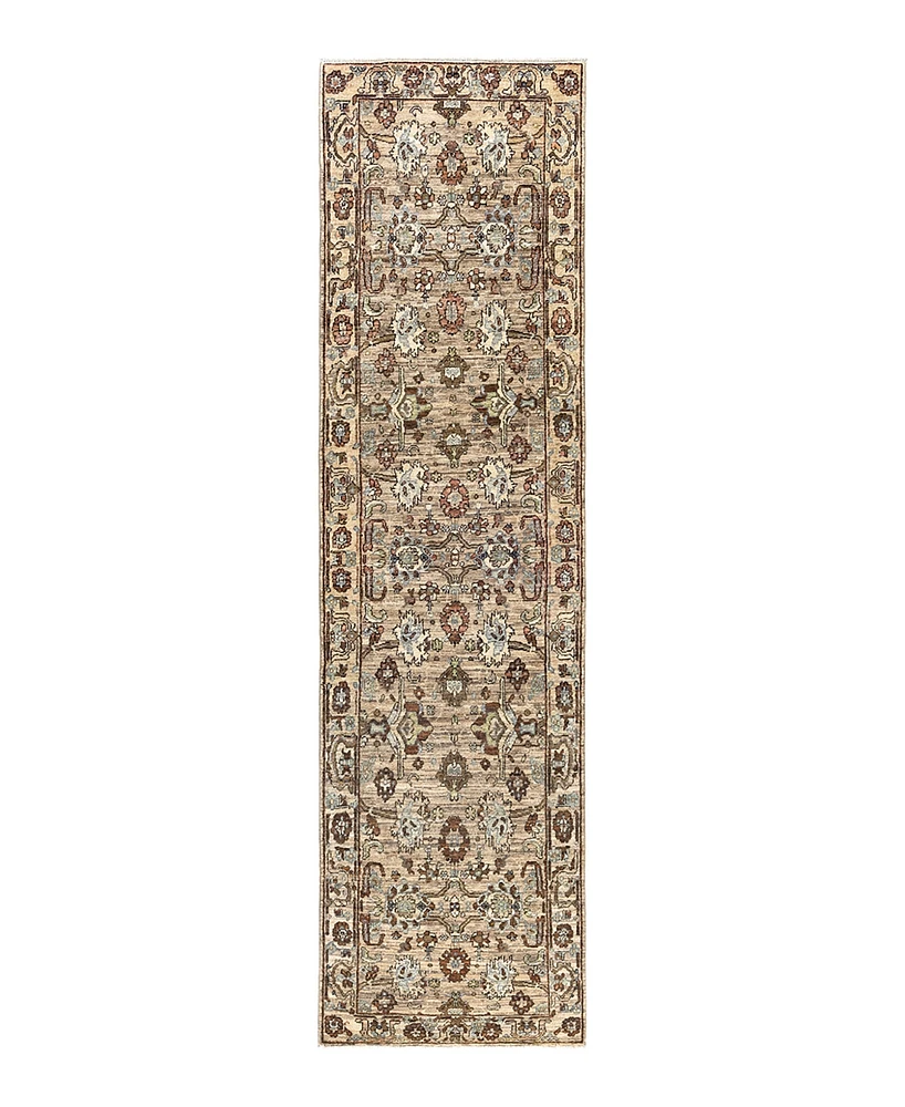 Adorn Hand Woven Rugs Serapi M1999 2'7"x9'11" Runner Area Rug