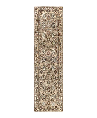 Adorn Hand Woven Rugs Serapi M1999 2'7"x9'11" Runner Area Rug