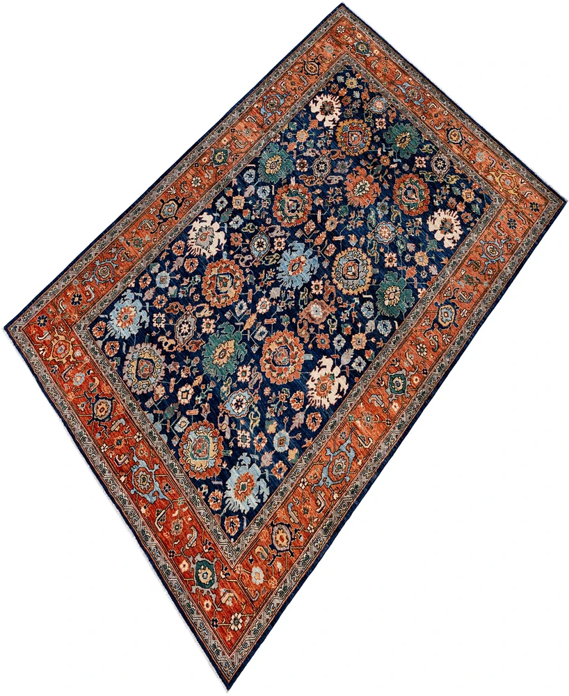 Adorn Hand Woven Rugs Serapi M1999 6'4"x9'6" Area Rug