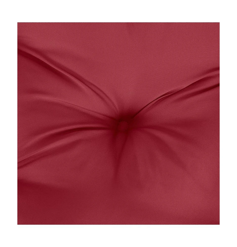 vidaXL Garden Bench Cushion Wine Red 39.4"x19.7"x2.8" Oxford Fabric