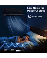 12000 Btu 22 SEER2 208-230V Wifi Enabled Mini Split Air Conditioner and Heater
