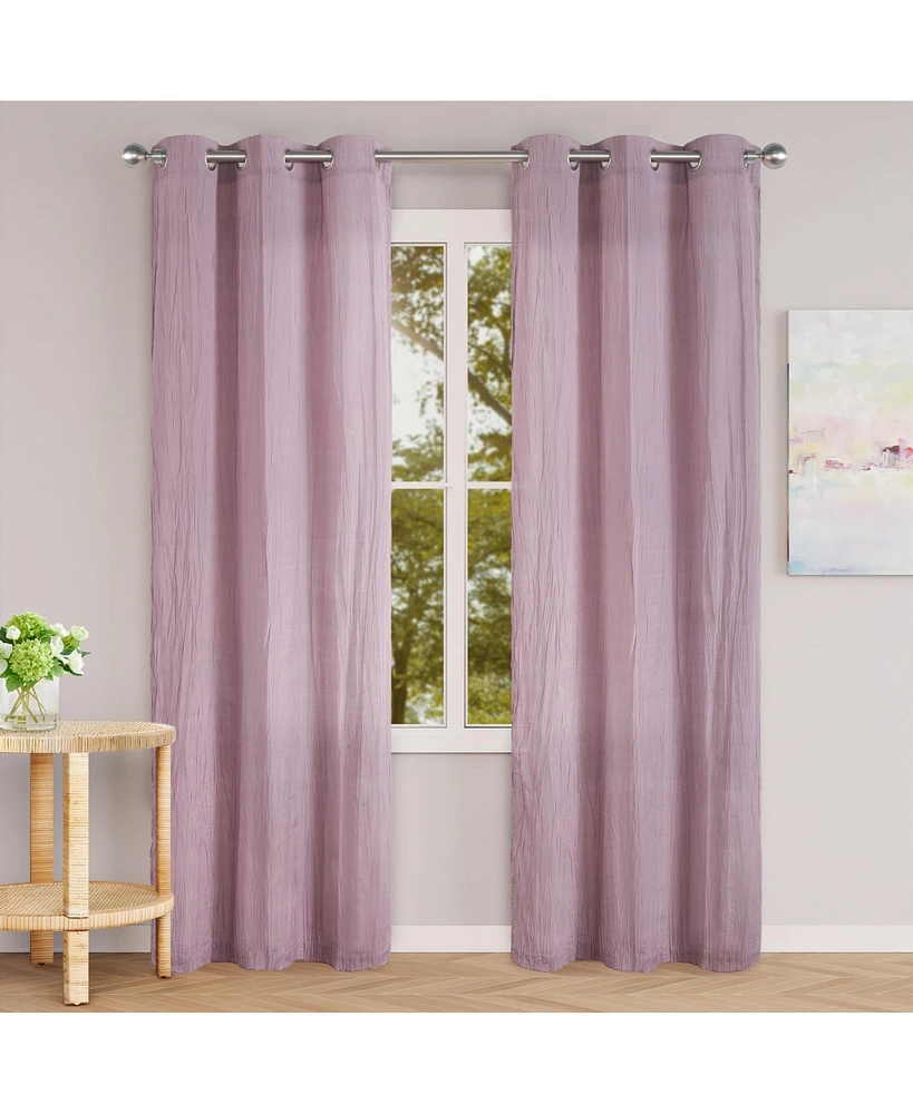 Awesome Home Madison Pinch Pleat Single Curtain Panel with Hooks and Rings, 38"X84"