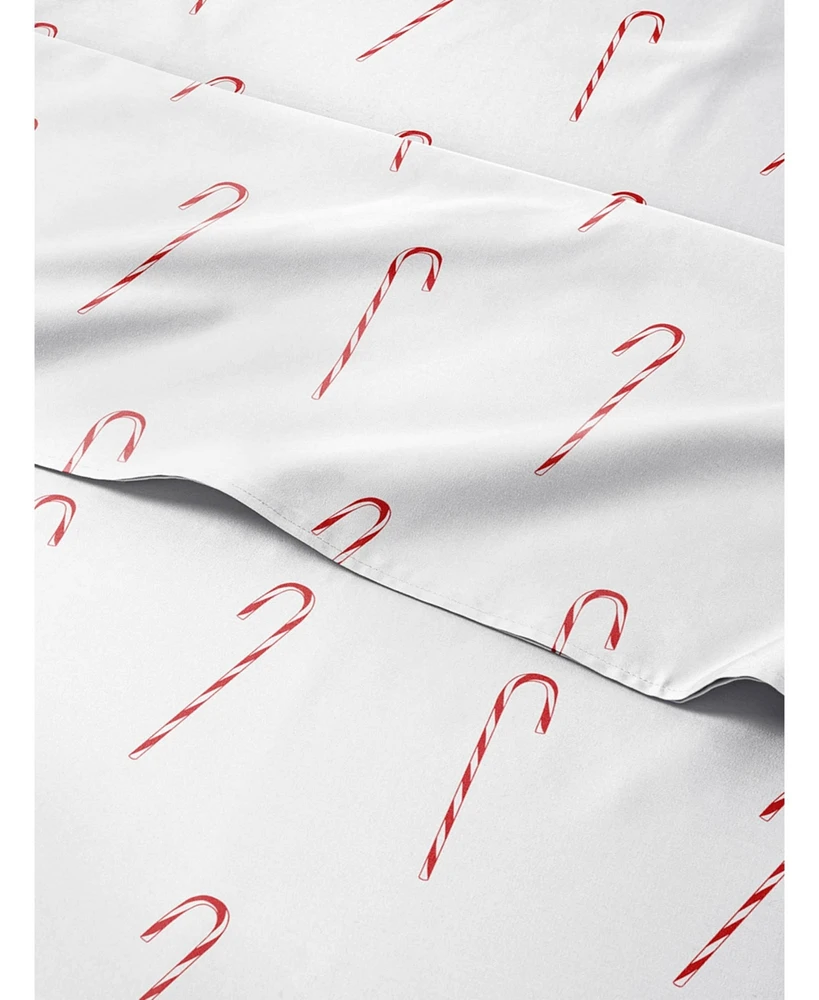 Christmas 4 Piece Microfiber Sheet Set (King