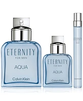 Calvin Klein Men's 3-Pc. Eternity Aqua Eau de Toilette Gift Set