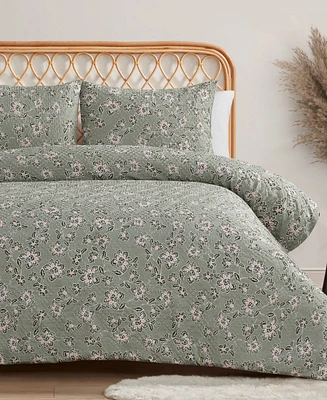 Jessica Simpson Botanical Embossed 3-Pc. Comforter Set