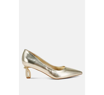 Tagetes Metallic Fantasy Heel Pumps