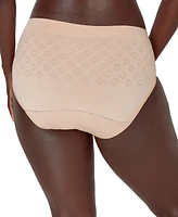 Bali Women's Seamless Light Leak & Period Protection Beautifully Confident Brief Underwear DFSLB1
