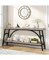 Tribesigns Extra Long Console Table, 70.8” Entryway Tv Stand, and Media for Living Room or Hallway