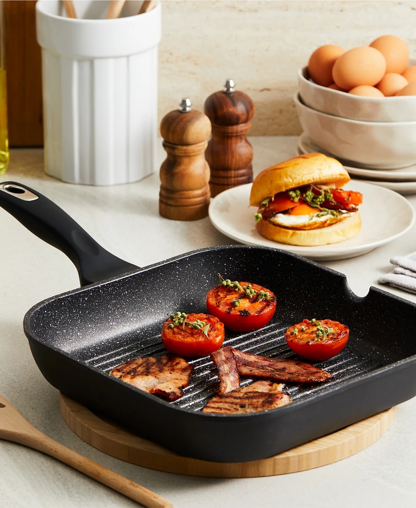 Cuisine::pro Granite 11" Cast Aluminum Grill Pan
