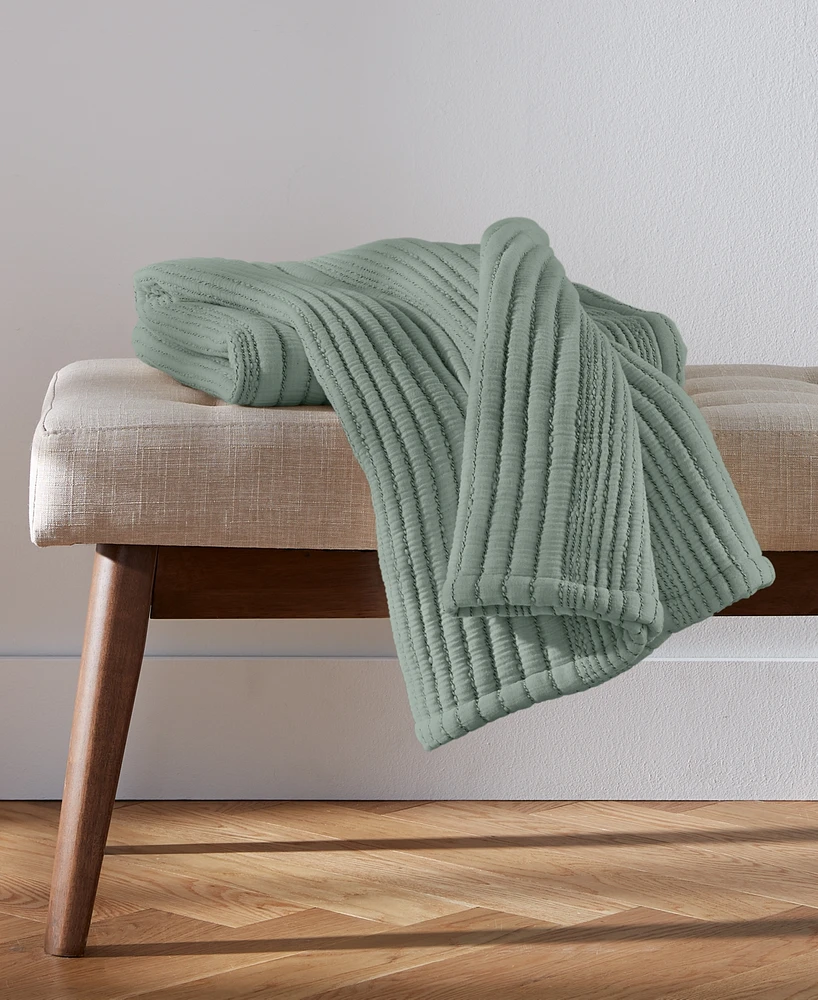 Oake Cloud Channel Throw, 50" x 60