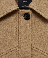 Mango Women's Oversize Wool Coat