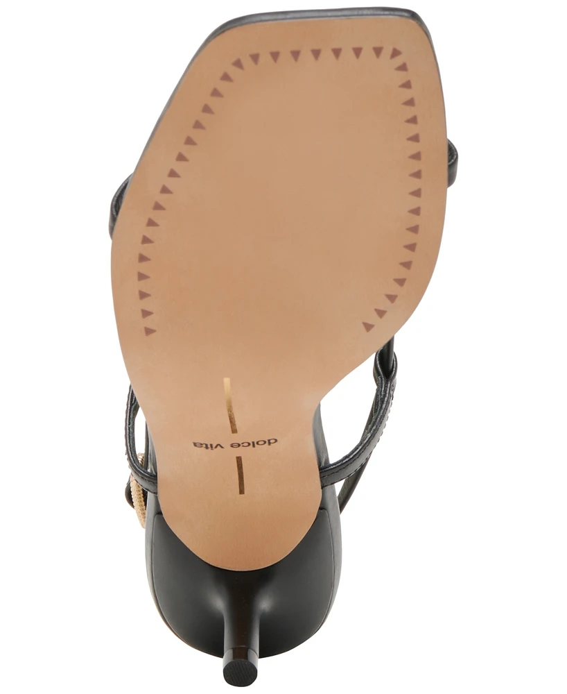 Dolce Vita Women's Laury Strappy Kitten-Heel Dress Sandals