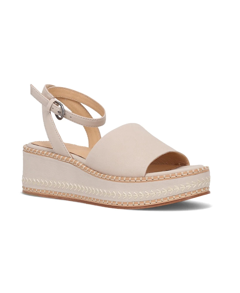 Frye Women's Joy Ankle Strap Platform Wedge Sandals