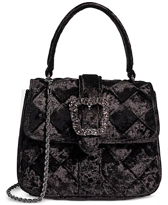Sam Edelman Brit Top Handle Small Velvet Crossbody