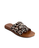 Bernardo Footwear Tamer Haircalf Flat Sandal