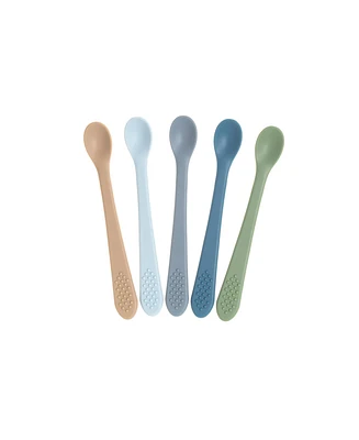 Sperric Toddler Spoons Spoons First Stage - Silicone Spoon For Self Feeding - First Stage Feeding Spoon Set Gum Friendly - Bpa Free