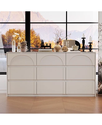 Homsee 9-Drawer Dresser With Elegent Design