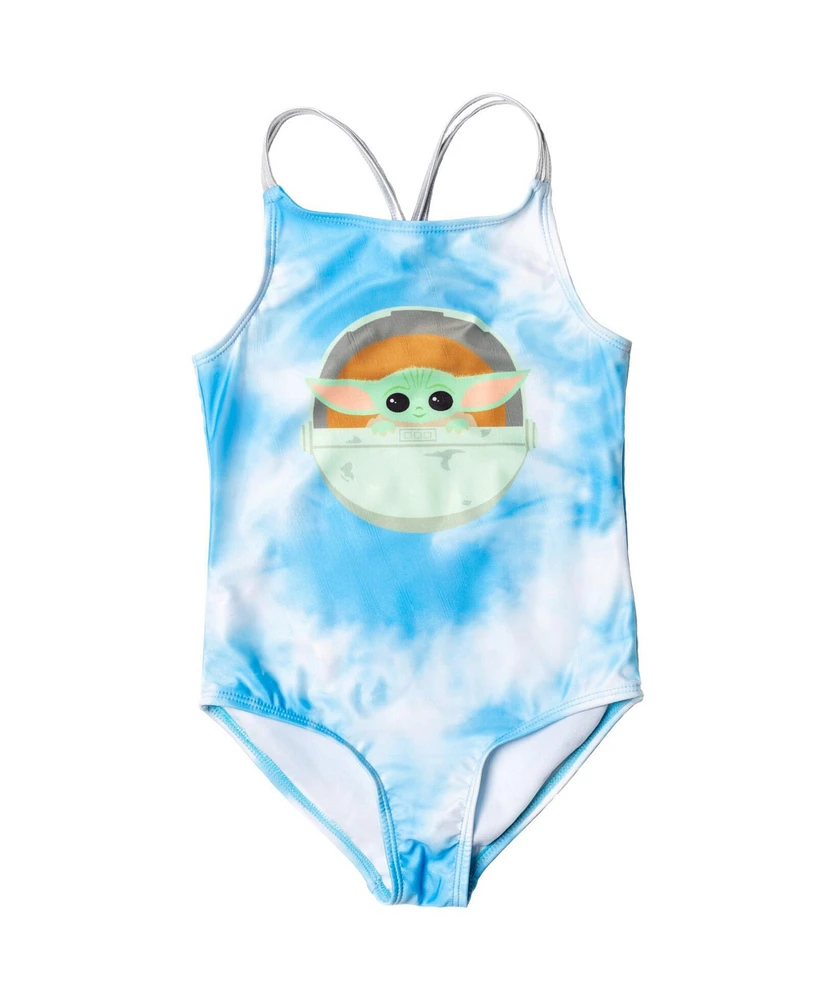 The Mandalorian Girls Star Wars One Piece Bathing Suit to