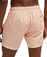 Boss by Hugo Boss Men's Micro-Print Quick-Drying Swim Shorts