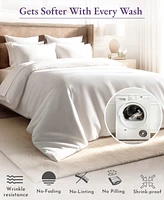 Luxury 1000 Thread Count Pillowcases, 100% Cotton Sateen Weave, Set Of 2 Classic Style Pillow Cases King Fits Pillows