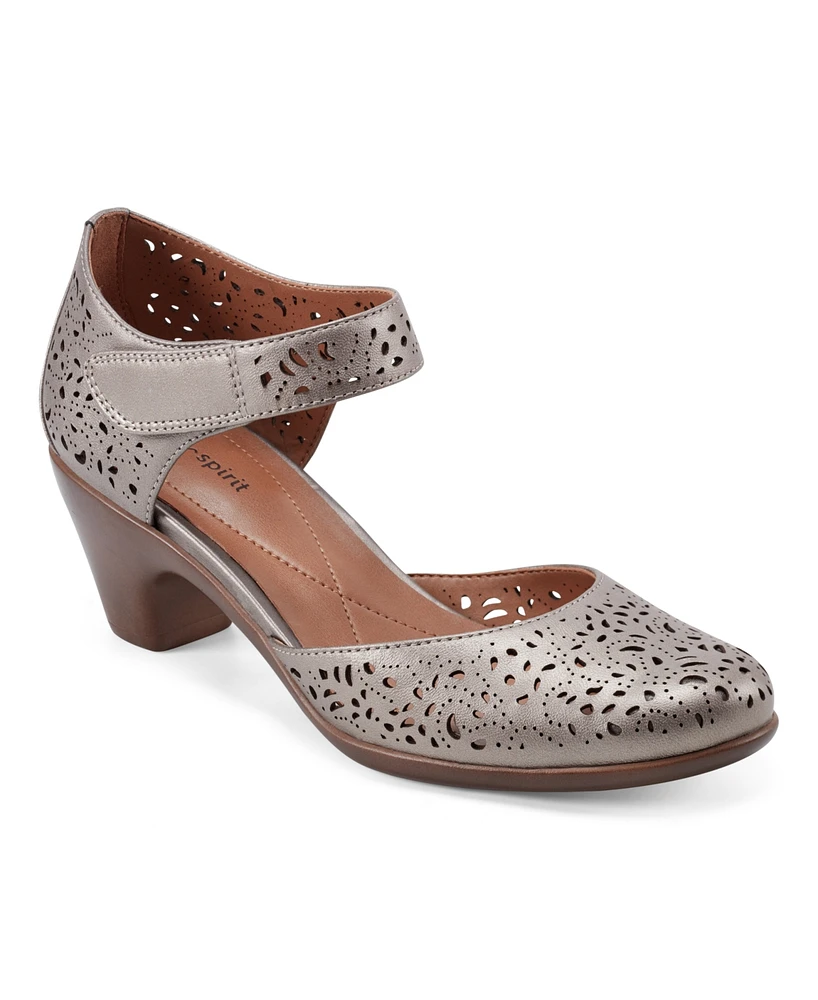 Easy Spirit Women's Cindie Two-Piece Mary Jane Pumps